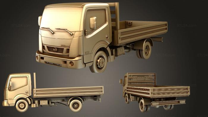 Автомобили и транспорт (Самосвал nissan nt400, CARS_2810) 3D модель для ЧПУ станка